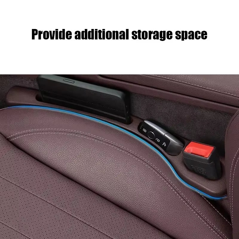 2Pcs Universal Car Seat Gap Plug Strip Side Seam Car Gap Filler Leak Proof Seat Gap Storage Organizer Auto Interior Decoration