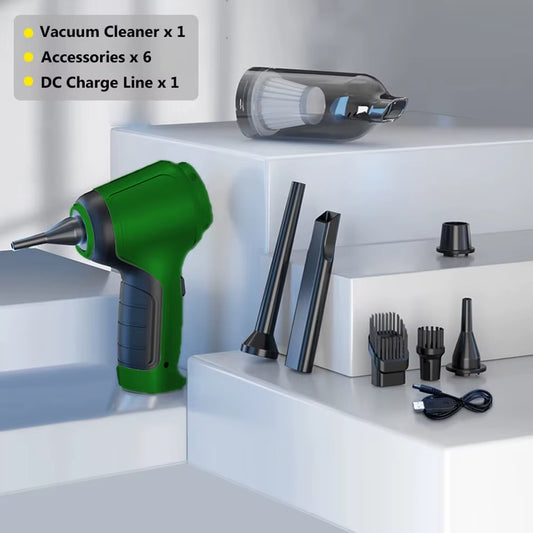 Car Wireless Vacuum Cleaner Strong Suction Handheld Wet Dry Auto Vacuum Home & Car Dual Use Mini Vacuum Cleaner Home Appliance