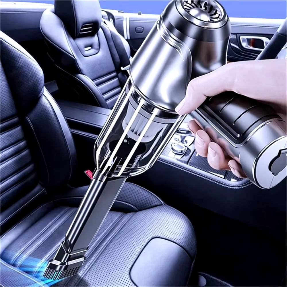 Car Wireless Vacuum Cleaner Strong Suction Handheld Wet Dry Auto Vacuum Home & Car Dual Use Mini Vacuum Cleaner Home Appliance
