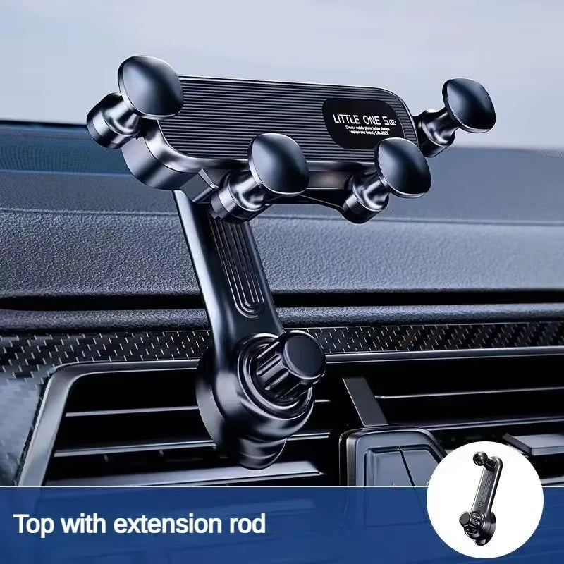 Gravity Car Phone Holder for 4.7-7 Inch Mobile Phone Car Air Vent Phone Mount Universal Shockproof GPS Clip Smartphone Stand