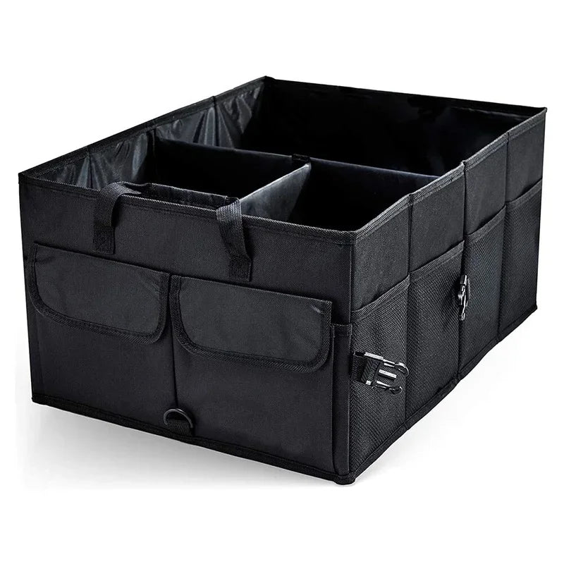 Collapsible Car Trunk Organizer – Heavy-Duty 600D Oxford Storage Box (56×40×26 cm)