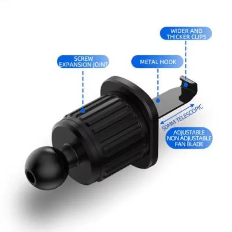 Gravity Car Phone Holder for 4.7-7 Inch Mobile Phone Car Air Vent Phone Mount Universal Shockproof GPS Clip Smartphone Stand