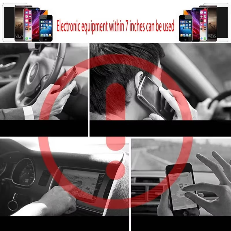 360° Rotating Waterproof Phone Holder Car Bathroom Mount Universal ABS Phone Stand Hands Free Safe Driving Shower Wall Holder