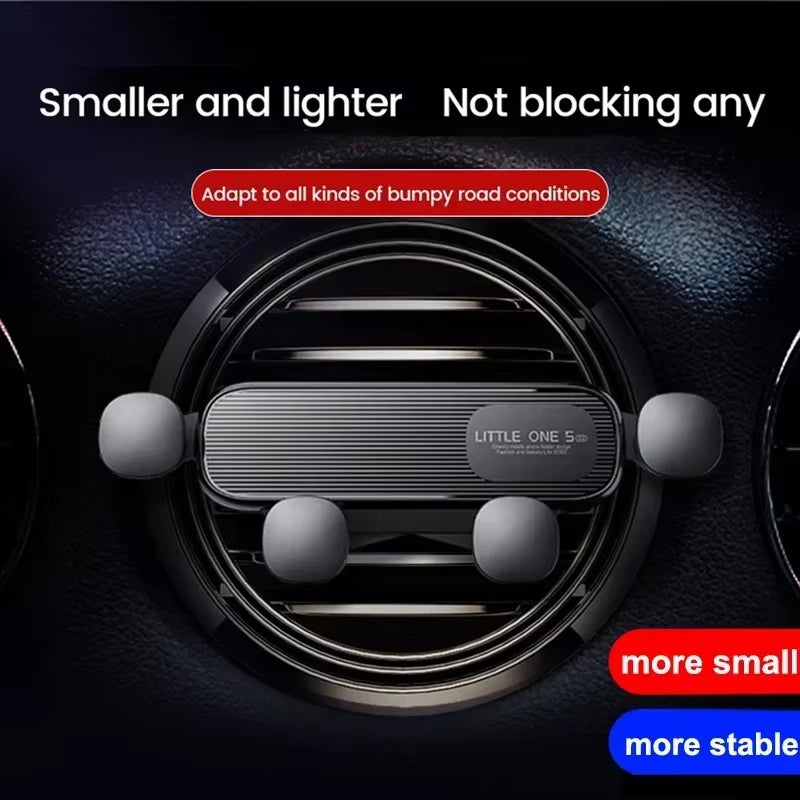 Gravity Car Phone Holder for 4.7-7 Inch Mobile Phone Car Air Vent Phone Mount Universal Shockproof GPS Clip Smartphone Stand