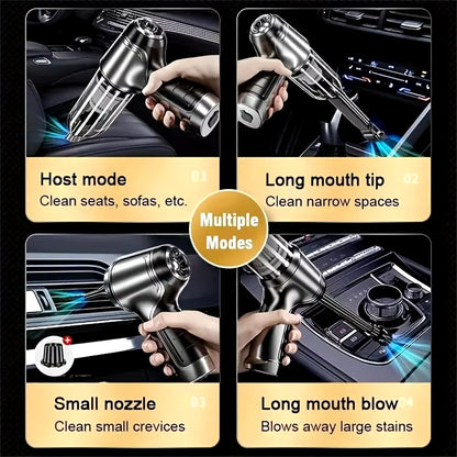 Car Wireless Vacuum Cleaner Strong Suction Handheld Wet Dry Auto Vacuum Home & Car Dual Use Mini Vacuum Cleaner Home Appliance